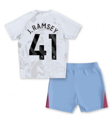 Aston Villa Jacob Ramsey #41 Replika Babytøj Udebanesæt Børn 2023-24 Kortærmet (+ Korte bukser)